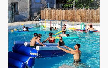 Jardin aquatique pour les enfants de 2 à 4 ans