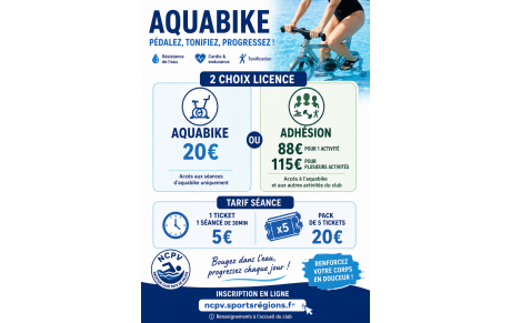AQUABIKE 6 Juillet au 23 Août 2026